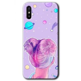 Xiaomi Redmi 9A Uzaylı Kız Baskılı Uyumlu Silikon Kılıf