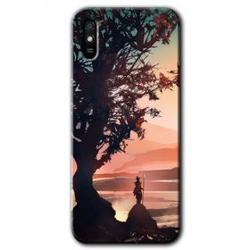 Xiaomi Redmi 9A Yalnız Savaşcı Baskılı Uyumlu Silikon Kılıf