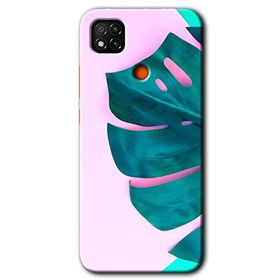 Xiaomi Redmi 9C 3D Yaprak Baskılı Uyumlu Silikon Kılıf