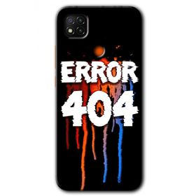 Xiaomi Redmi 9C 404 Error Baskılı Uyumlu Silikon Kılıf
