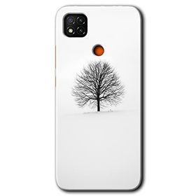 Xiaomi Redmi 9C Alone Tree Baskılı Uyumlu Silikon Kılıf
