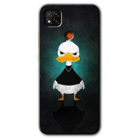 Xiaomi Redmi 9C Angry Duck Baskılı Uyumlu Silikon Kılıf