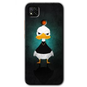 Xiaomi Redmi 9C Angry Duck Baskılı Uyumlu Silikon Kılıf