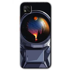Xiaomi Redmi 9C Astronot Baskılı Uyumlu Silikon Kılıf