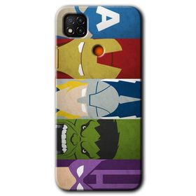 Xiaomi Redmi 9C Avengers 1 Baskılı Uyumlu Silikon Kılıf