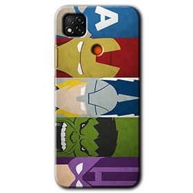 Xiaomi Redmi 9C Avengers 1 Baskılı Uyumlu Silikon Kılıf