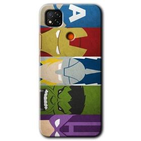 Xiaomi Redmi 9C Avengers 1 Baskılı Uyumlu Silikon Kılıf