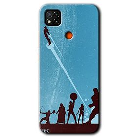 Xiaomi Redmi 9C Avengers Team Baskılı Uyumlu Silikon Kılıf