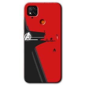 Xiaomi Redmi 9C Avengers Tower Baskılı Uyumlu Silikon Kılıf