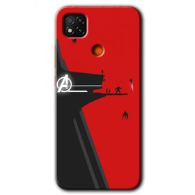 Xiaomi Redmi 9C Avengers Tower Baskılı Uyumlu Silikon Kılıf