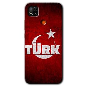 Xiaomi Redmi 9C Ayyıldız Türk Baskılı Uyumlu Silikon Kılıf