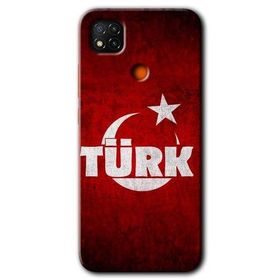 Xiaomi Redmi 9C Ayyıldız Türk Baskılı Uyumlu Silikon Kılıf