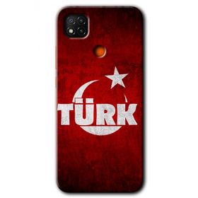 Xiaomi Redmi 9C Ayyıldız Türk Baskılı Uyumlu Silikon Kılıf