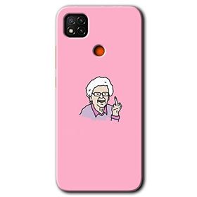 Xiaomi Redmi 9C Bad Grandmother Baskılı Uyumlu Silikon Kılıf