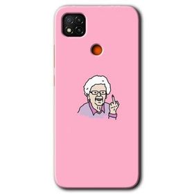 Xiaomi Redmi 9C Bad Grandmother Baskılı Uyumlu Silikon Kılıf