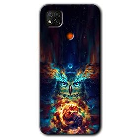 Xiaomi Redmi 9C Ballı Baykuş Baskılı Uyumlu Silikon Kılıf