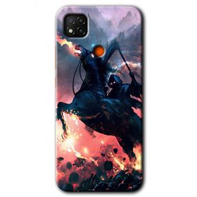 Xiaomi Redmi 9C Bloodhorne Baskılı Uyumlu Silikon Kılıf