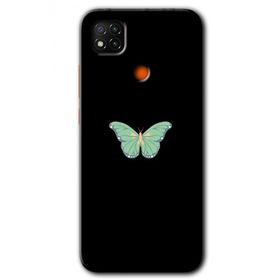 Xiaomi Redmi 9C Butterfly Tree Baskılı Uyumlu Silikon Kılıf