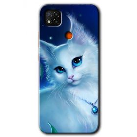 Xiaomi Redmi 9C Cat Glance Baskılı Uyumlu Silikon Kılıf