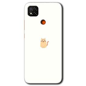 Xiaomi Redmi 9C Cat Minimalism Baskılı Uyumlu Silikon Kılıf