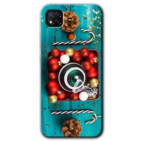 Xiaomi Redmi 9C Christmas Baskılı Uyumlu Silikon Kılıf