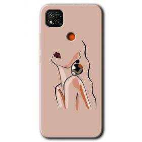 Xiaomi Redmi 9C Çizim Silüet Baskılı Uyumlu Silikon Kılıf