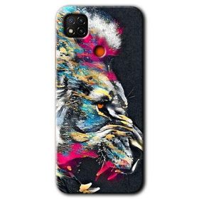 Xiaomi Redmi 9C Colorfull Aslan Baskılı Uyumlu Silikon Kılıf