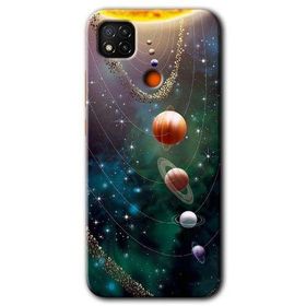 Xiaomi Redmi 9C Cosmos Baskılı Uyumlu Silikon Kılıf