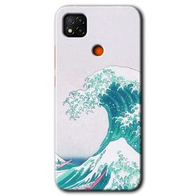 Xiaomi Redmi 9C Dalga Baskılı Uyumlu Silikon Kılıf