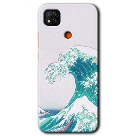 Xiaomi Redmi 9C Dalga Baskılı Uyumlu Silikon Kılıf