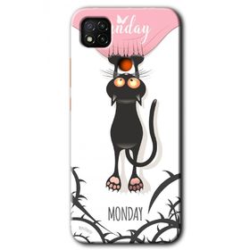 Xiaomi Redmi 9C Dark Sunday Baskılı Uyumlu Silikon Kılıf