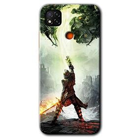 Xiaomi Redmi 9C Dragon Hunter Baskılı Uyumlu Silikon Kılıf