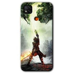Xiaomi Redmi 9C Dragon Hunter Baskılı Uyumlu Silikon Kılıf