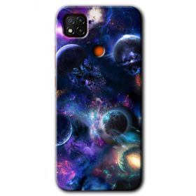 Xiaomi Redmi 9C Gezegen Karışımı Baskılı Uyumlu Silikon Kılıf