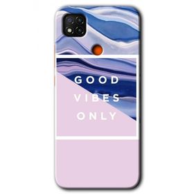 Xiaomi Redmi 9C Good Vibes Baskılı Uyumlu Silikon Kılıf