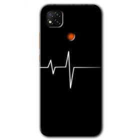 Xiaomi Redmi 9C Heart Rytm Baskılı Uyumlu Silikon Kılıf