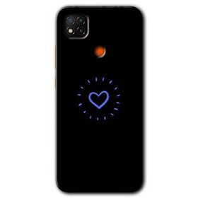 Xiaomi Redmi 9C Heart Strokes Baskılı Uyumlu Silikon Kılıf