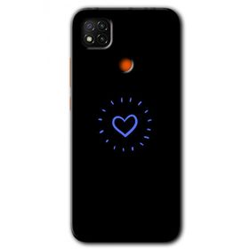 Xiaomi Redmi 9C Heart Strokes Baskılı Uyumlu Silikon Kılıf