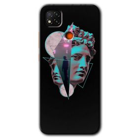 Xiaomi Redmi 9C Heykel Baskılı Uyumlu Silikon Kılıf