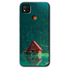 Xiaomi Redmi 9C House In Woods Baskılı Uyumlu Silikon Kılıf