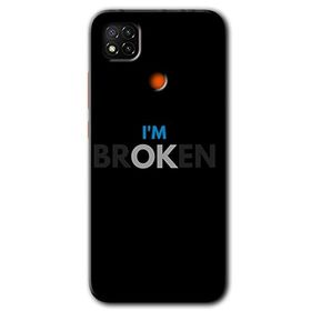 Xiaomi Redmi 9C Im Broken Baskılı Uyumlu Silikon Kılıf