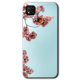 Xiaomi Redmi 9C Japon Çiçeği Baskılı Uyumlu Silikon Kılıf