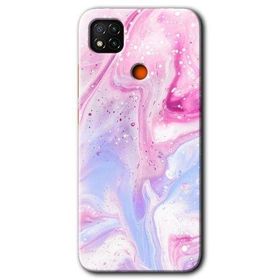 Xiaomi Redmi 9C Kabarmış Leke Baskılı Uyumlu Silikon Kılıf