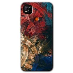 Xiaomi Redmi 9C Karma Boyalar Baskılı Uyumlu Silikon Kılıf