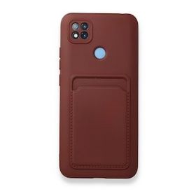 Xiaomi Redmi 9C Kelvin Kartvizitli Silikon - Bordo Kılıf