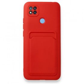 Xiaomi Redmi 9C Kelvin Kartvizitli Silikon - Kırmızı Kılıf