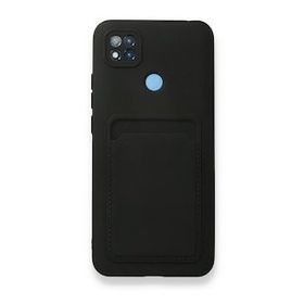 Xiaomi Redmi 9C Kelvin Kartvizitli Silikon - Siyah Kılıf