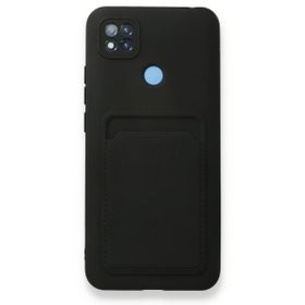 Xiaomi Redmi 9C Kelvin Kartvizitli Silikon - Siyah Kılıf