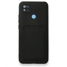 Xiaomi Redmi 9C Kelvin Kartvizitli Silikon - Siyah Kılıf