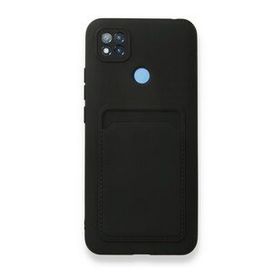 Xiaomi Redmi 9C Kelvin Kartvizitli Silikon - Siyah Kılıf